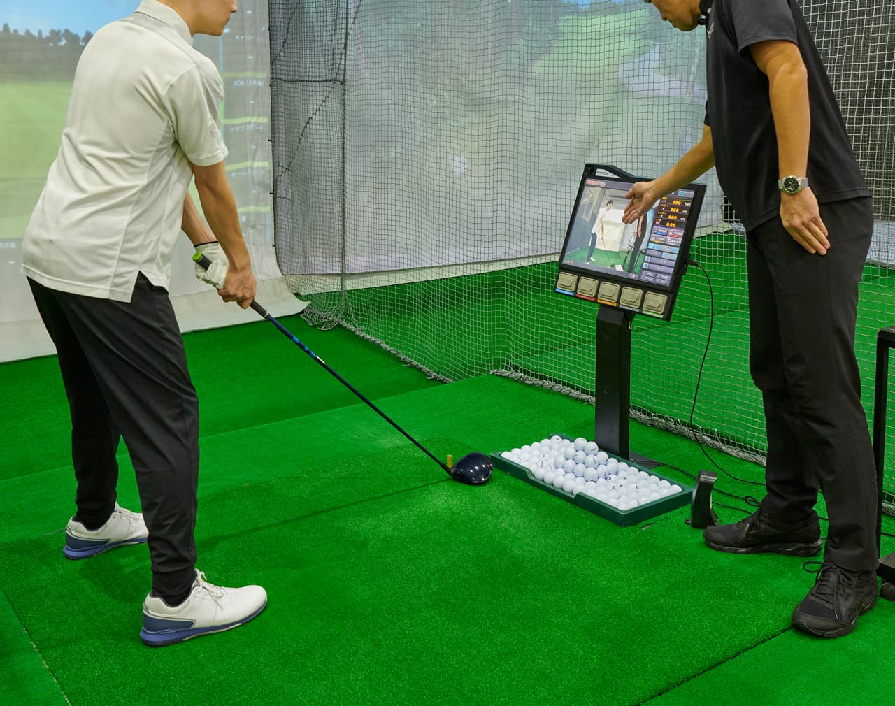 測定データに基づいたレッスン