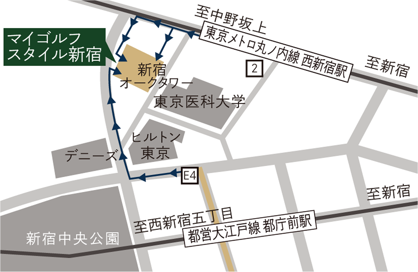 新宿アクセスマップ